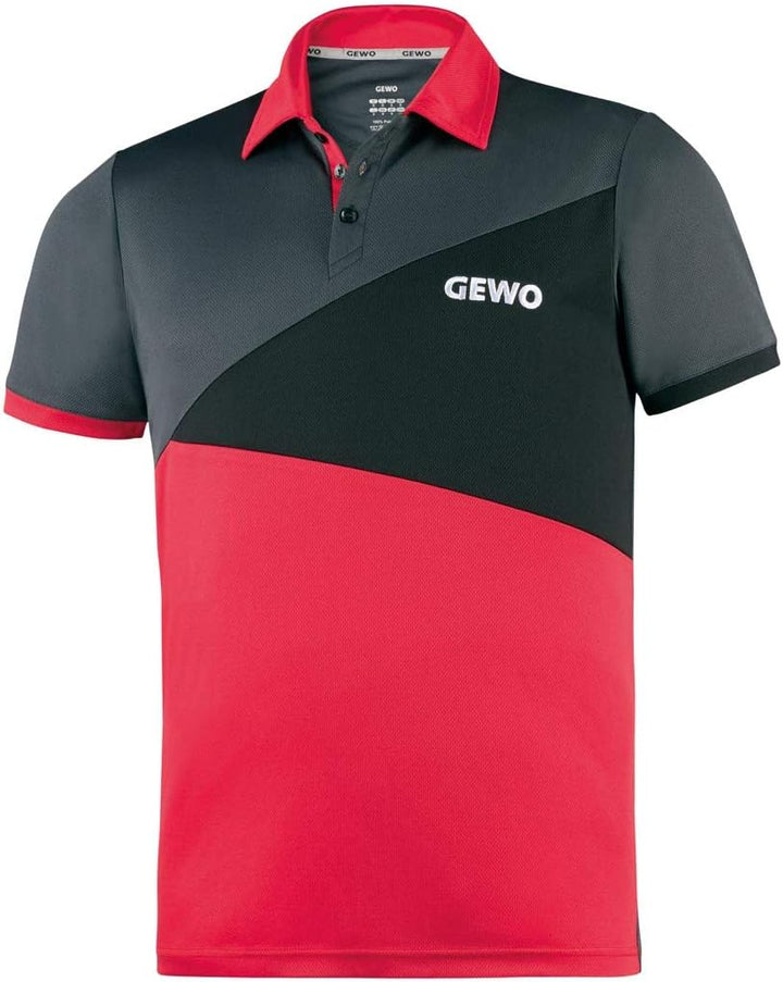 GEWO Hemd Anzio Poly XXS Nine Iron / Rot, XXS Nine Iron / Rot