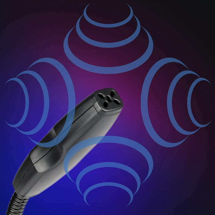 ENHANCE Gaming standmikrofon pc, Gaming-Zubehör, Kondensatormikrofon mit 360-Grad-Schwanenhals, RGB