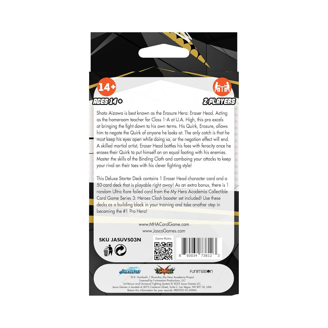 Jasco Games 76020 My Hero Academia: Eraser Head Cardgame