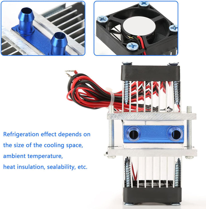 DIY Semiconductor Water Cooling Systems Gerät Thermoelektrischer Peltier-Kühler Kühlung(120W), 120w