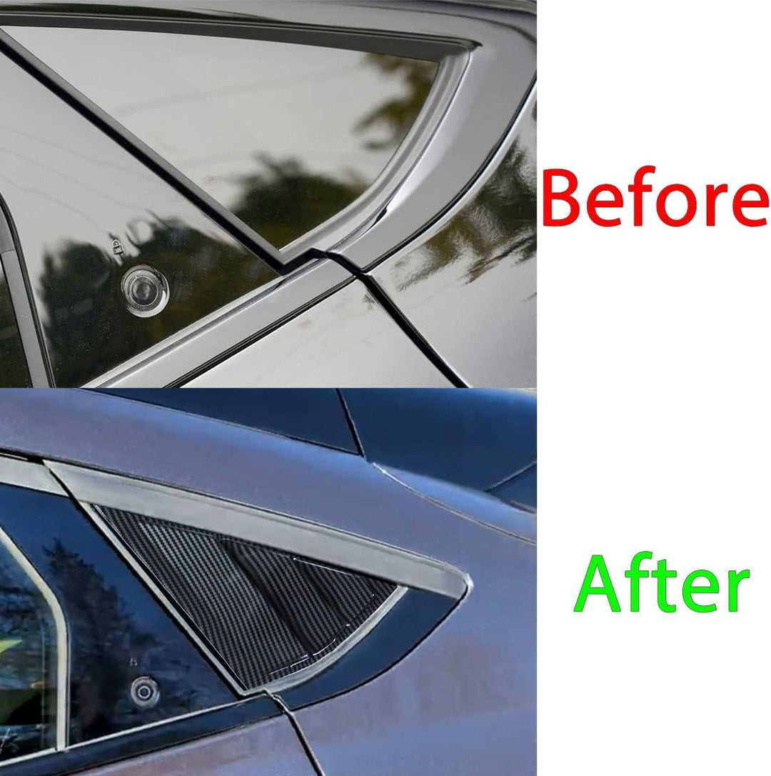 AOSKonology für 2021 2022 2023 2024 Mustang Mach E Viertel Seitenfenster Schaufel Lamellen Abdeckung