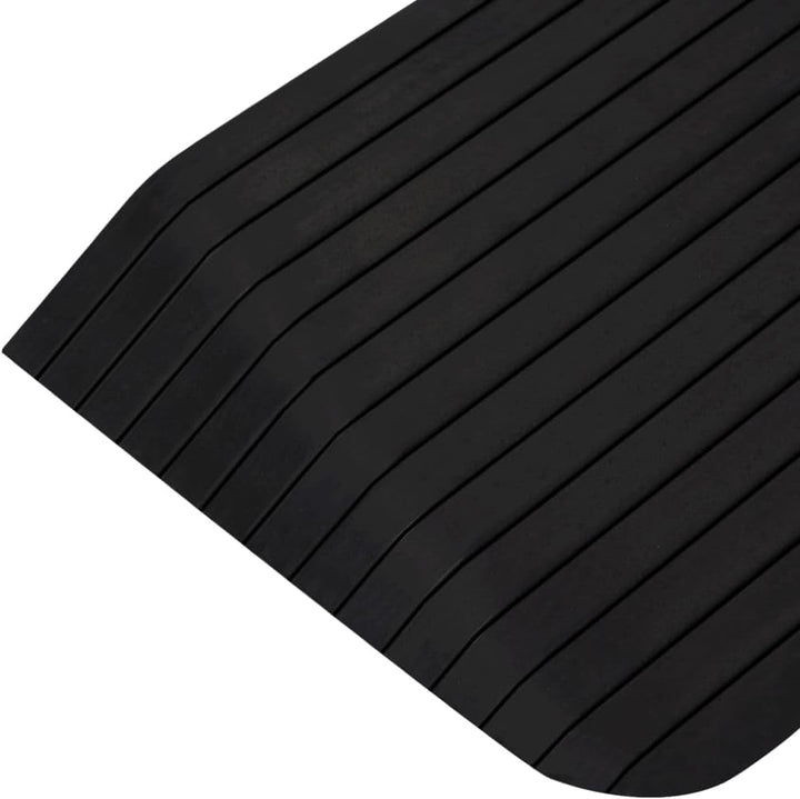 vidaXL 2X Schwellenrampe Türschwellenrampe Motorrad Auto Rollstuhl Rampe Bordsteinrampe Gummirampe A