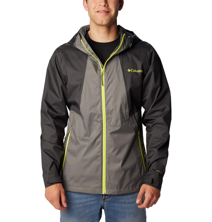 Columbia Herren Inner Limits 2 Jacket Wasserdicht Regenjacke (1er Pack), City Grey/Shark