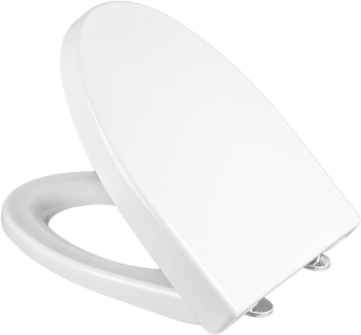 Ramm Toilettensitz | WC Sitz aus antibakteriellem Duroplast | Made in EU |kompatibel mit Cersanit Pa