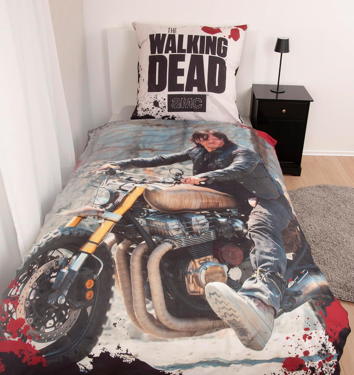 Herding The Walking Dead Daryl Dixon Sondermodell Bettwäsche 135 x 200 cm Geschenk All-in-One Outlet
