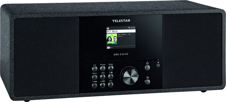 Telestar DIRA S 24 CD - DAB+ Digitalradio mit CD-Player (Stereo Radio, UKW/DAB/DAB+, CD Player, Blue