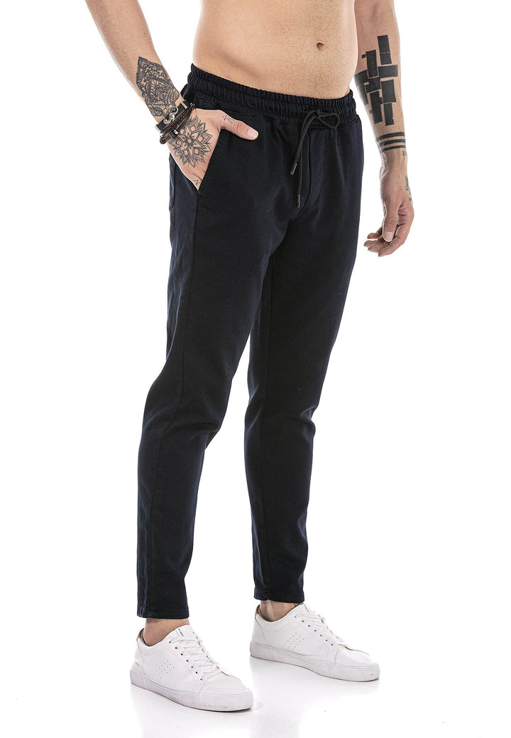 Redbridge Hose für Herren Freizeit-Hose Jogger Pants Chino S Blau, S Blau