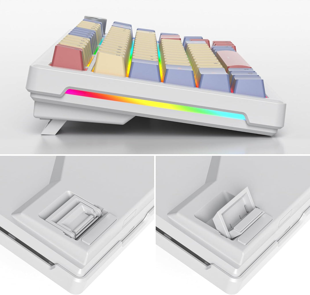 SOLIDEE Verkabelte Mechanische Gaming Tastatur 75 Prozent,hot-swap-fähige Mechanische Tastatur mit G