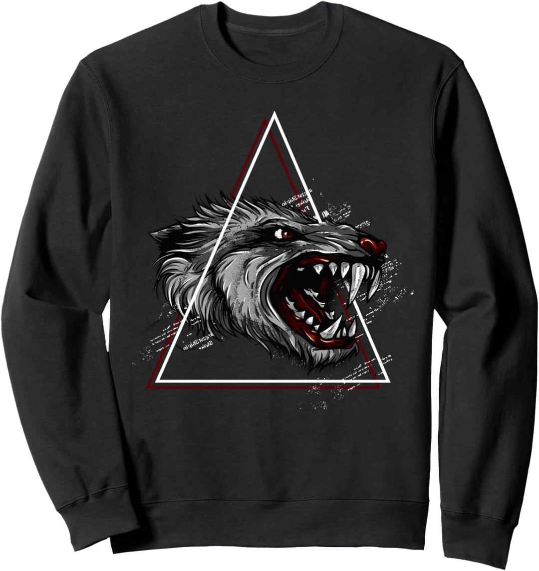 Nordischer Wolf Fenrir Nordische Mythologie Fenris Sweatshirt