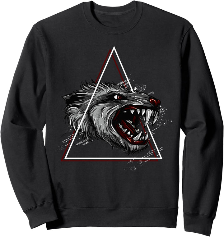 Nordischer Wolf Fenrir Nordische Mythologie Fenris Sweatshirt