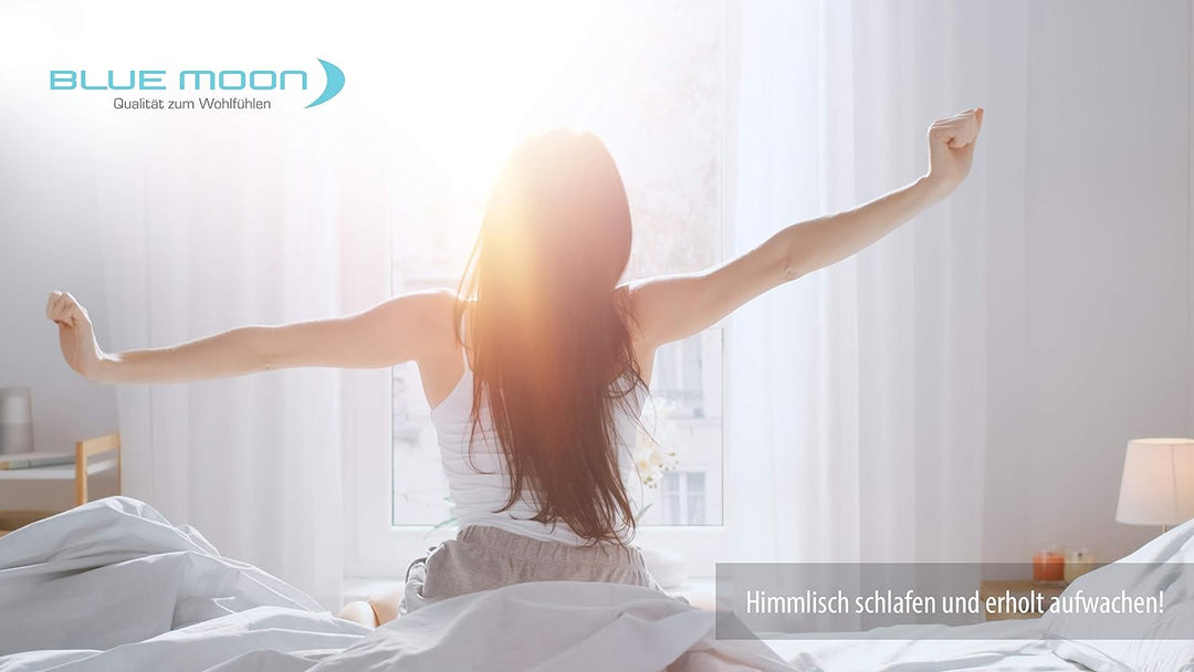 BLUE MOON Bio Baumwolle Jersey Spannbettlaken Spannleintuch Spannbetttuch Organic Cotton GOTS-Zertif