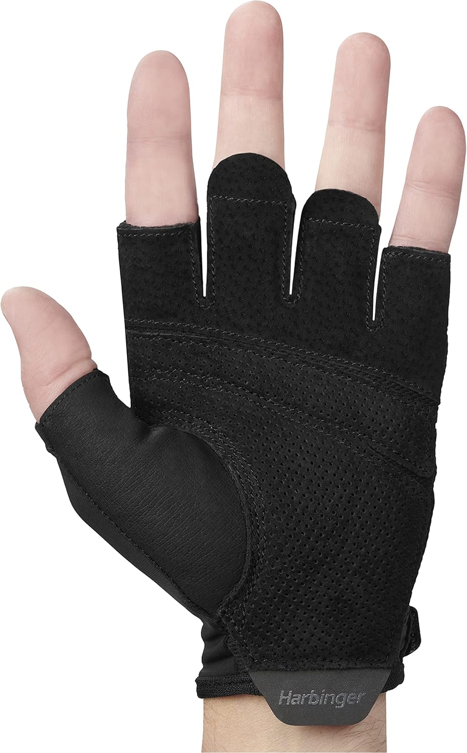 Harbinger Pro Gewichtheberhandschuhe Schwarz Unisex Large, Schwarz Unisex Large