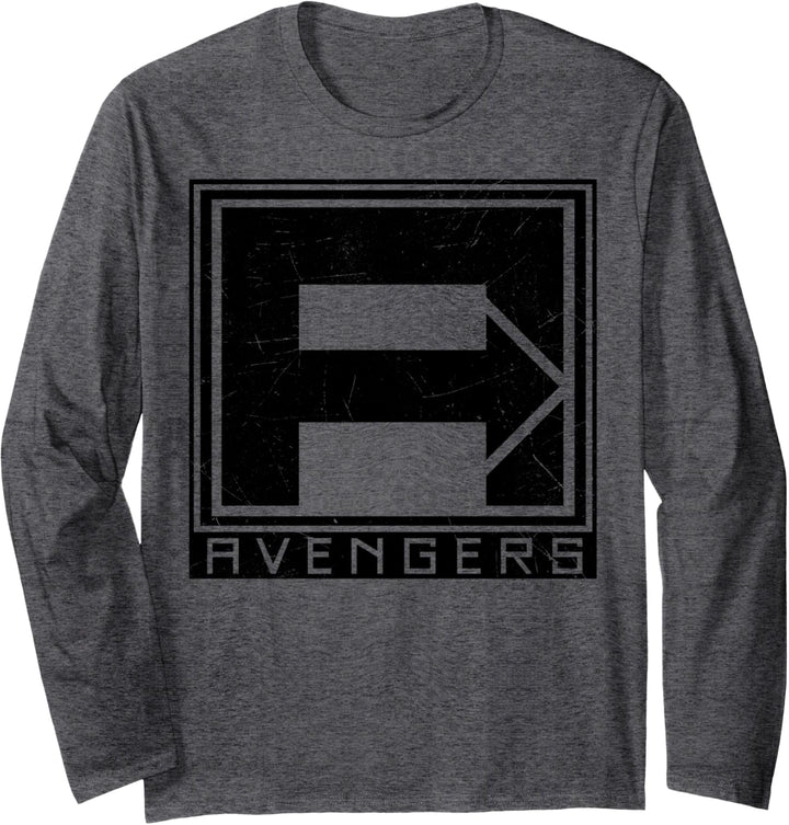 Marvel Avengers Box Emblem Langarmshirt