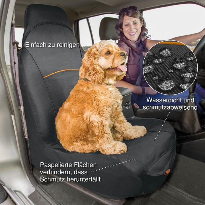 Kurgo Rover Sitzbezug für den Beifahrersitz - Wasserdichter Autositzschoner für Hunde - Sitzbezug mi