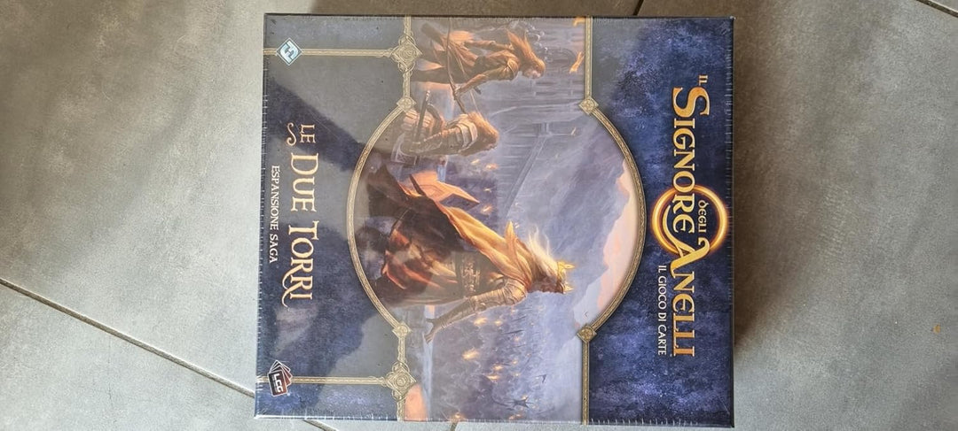Asmodee - Der Herr der Ringe: Die zwei Türme – Erweiterung Saga – Tischspiel, 1 – 4 Spieler, 14+ Jah
