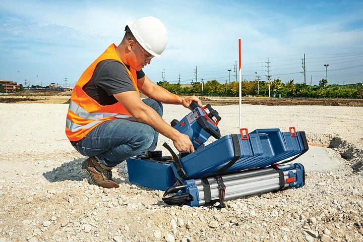 Bosch Professional 18V System Rotationslaser GRL 600 CHV (1x Akku 18 V, 4,0 Ah + ladegerät, mit App-