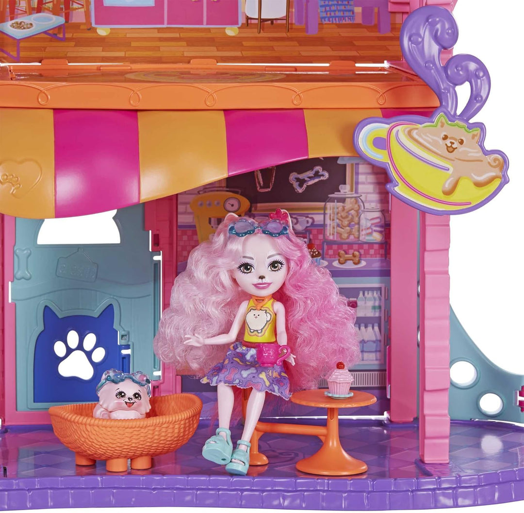 Wohnung Enchantimals de Palmer Pomeranian. Puppe Inklusive Wohnung 71,12 cm