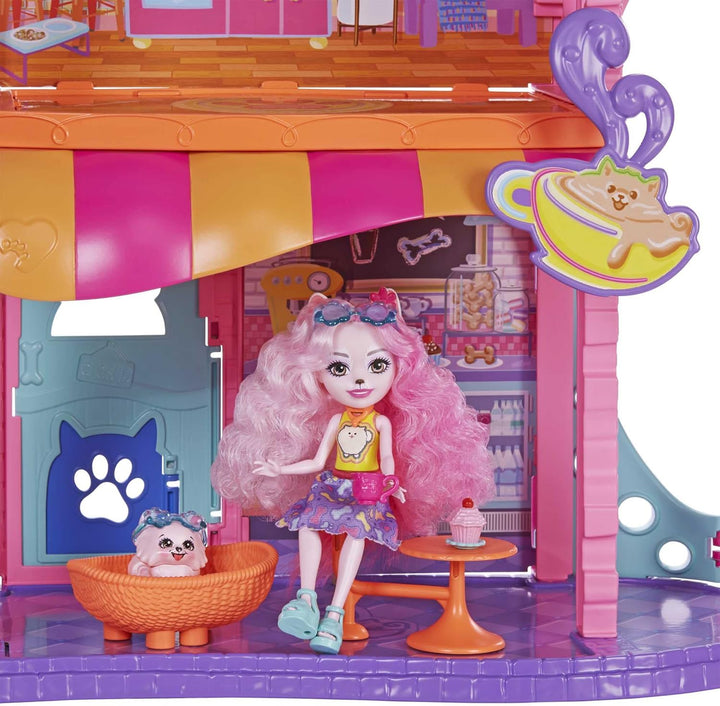 Wohnung Enchantimals de Palmer Pomeranian. Puppe Inklusive Wohnung 71,12 cm