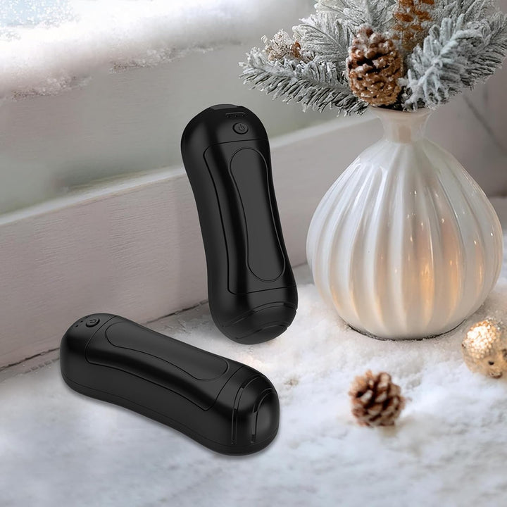 Handwärmer Elektrisch Wiederverwendbar 2 Pack, FANDLISS 6000 mAh USB Taschenwärmer Wiederaufladbarer