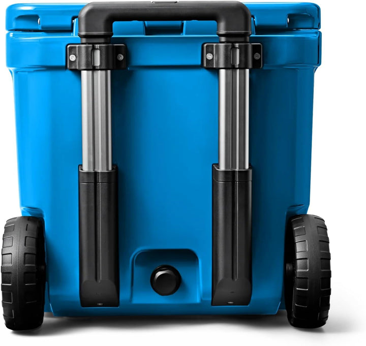 YETI Roadie 48 Rollkühler mit einziehbarem Periskopgriff Big Wave Blue, Big Wave Blue