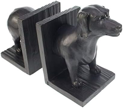Meander - 37T652 - Buchstützen Dackel, 23x11,5x18,5cm, Polyresin, 3,6 KG