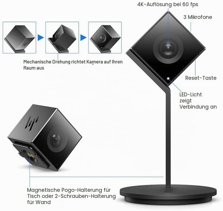 HP Presence See 4K AI Kamera