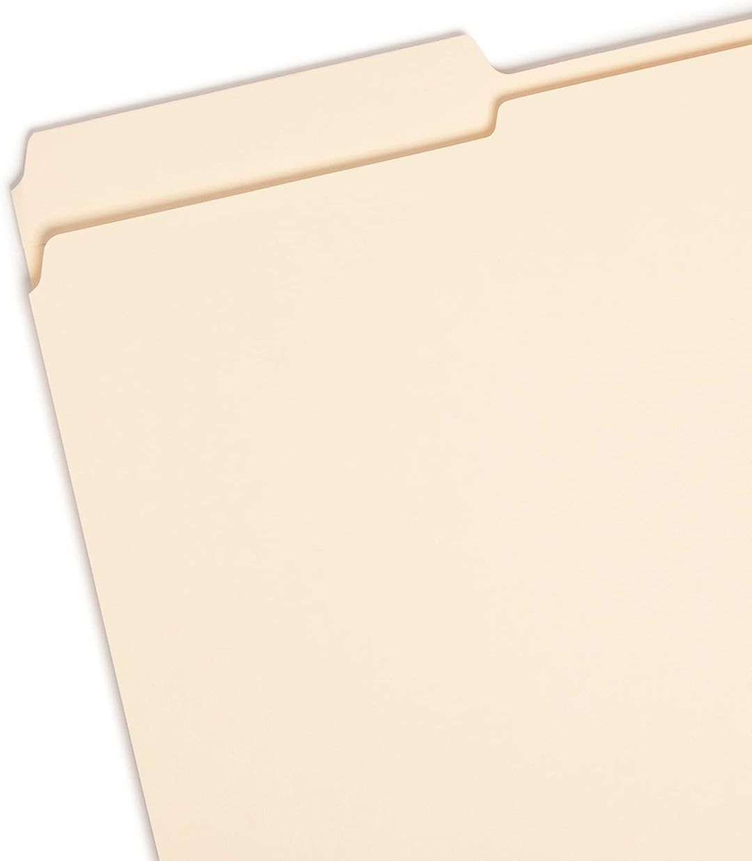 Smead Aktenordner, verstärkte 1/3-Schnitt-Registerkarte, legale Grösse, Manila, 100 Stück pro Box (1