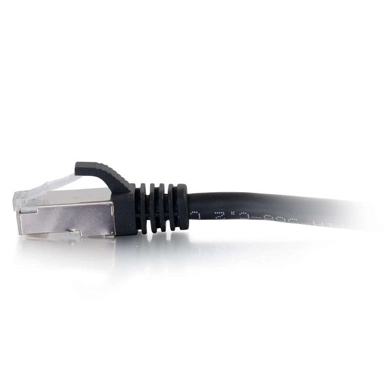 C2G 3M Schwarz CAT6A Ethernet Gigabit LAN Netzwerk Kabel (RJ45) Nickel Plated and Copper Braided Pat