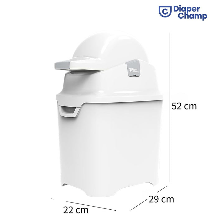 DiaperChamp 2101 Diaperpail, Windeleimer, weiss