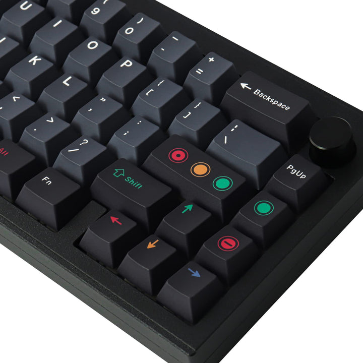 Keycaps PBT Keycaps 134 Tasten Cherry Profil Custom Keycaps mit 7u-Leertaste für ANSI(US) Layout Gat