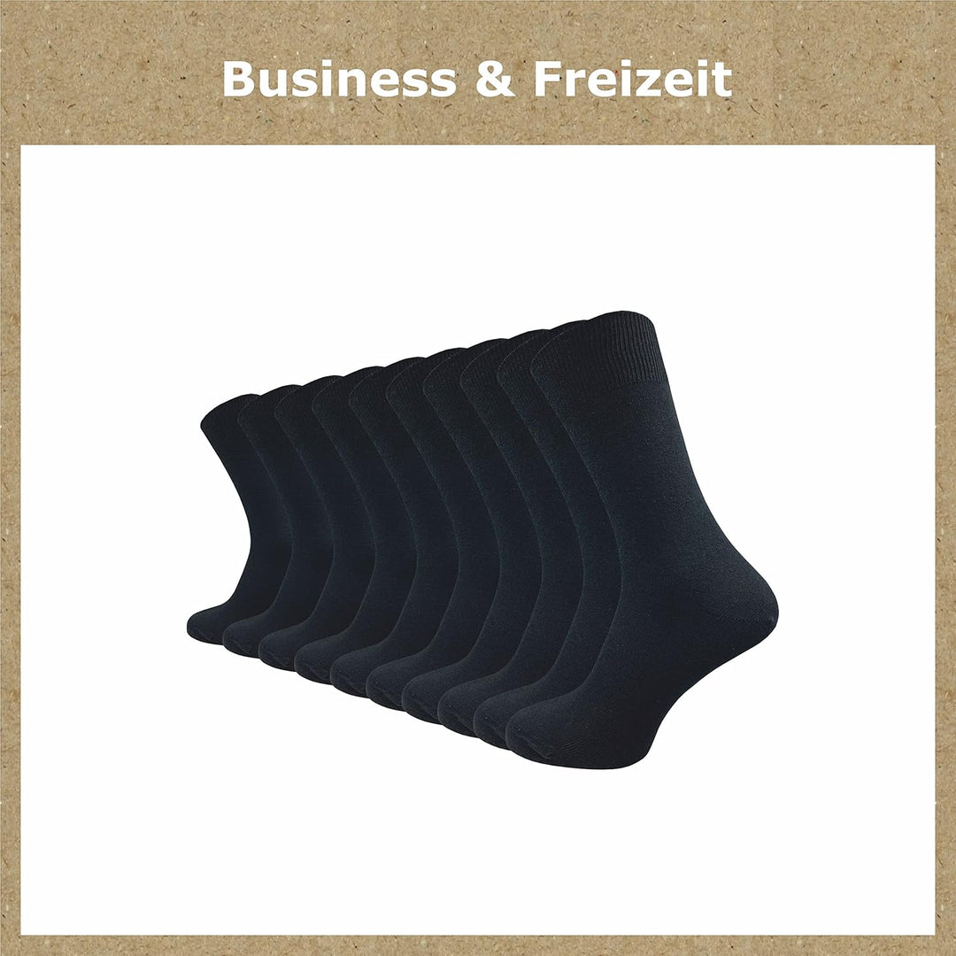 GAWILO Socken aus 100% Baumwolle (10 Paar) | Ohne drückende Naht, mit venenfreundlichem Komfortbund