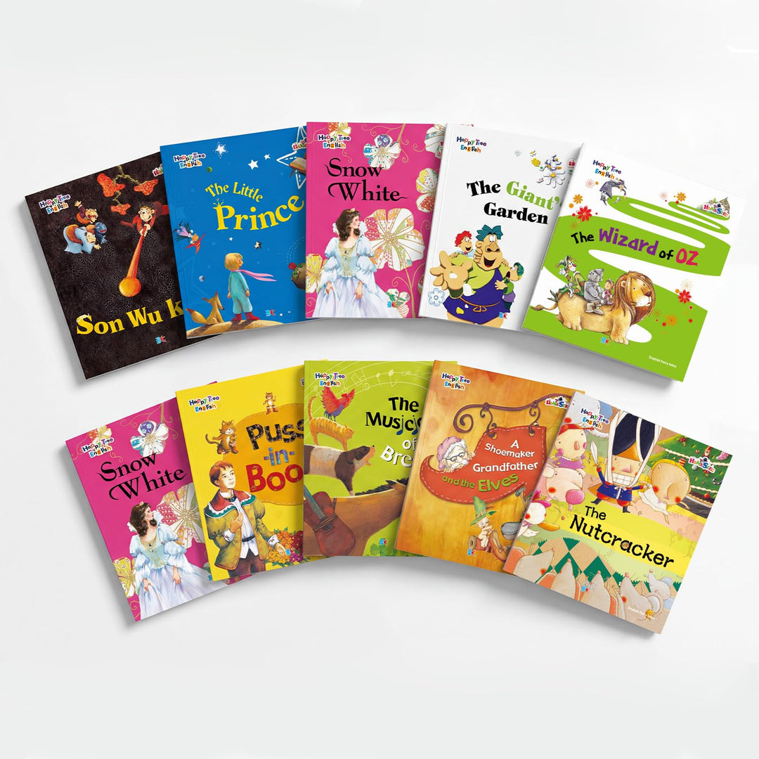 10 interaktive englische Geschichtenbücher für Lernstift, Kinderbücher ab 2–5 Jahren, Vorlesebücher,