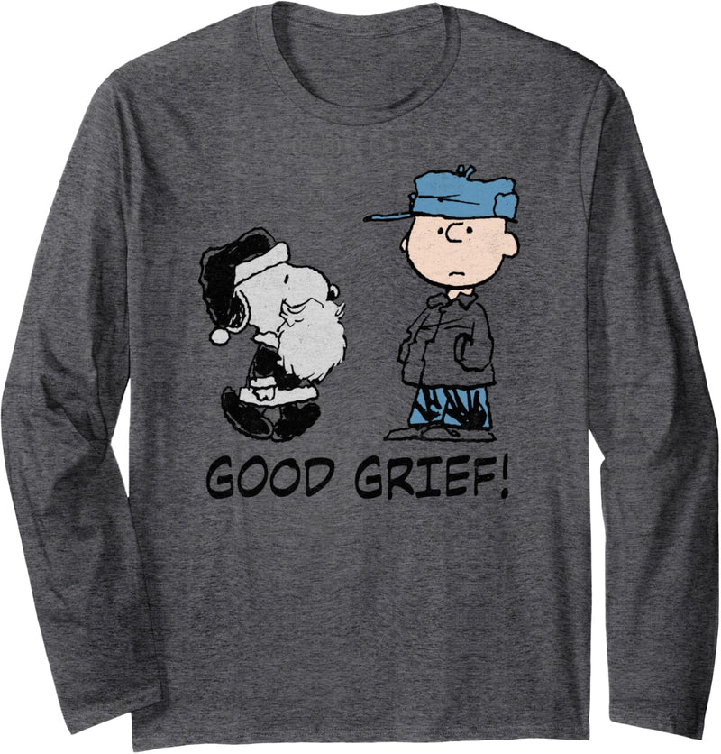 Peanuts Weihnachten gute Trauer Langarmshirt