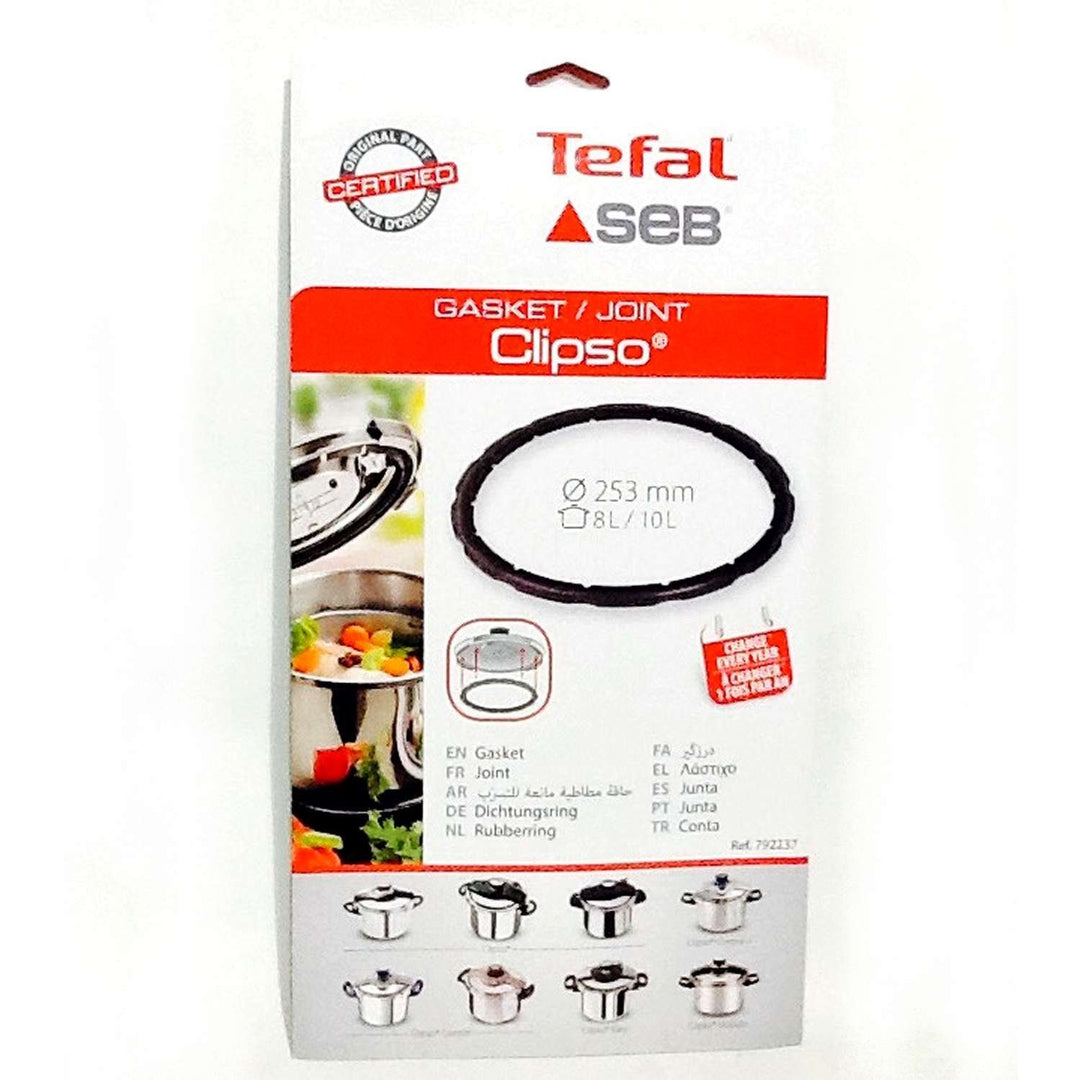 SEB 792237 8/10L Edelstahldichtung Ø 253 mm Entwickelt für Clipso Easy 8L, Clipso Modulo 8/10L und C