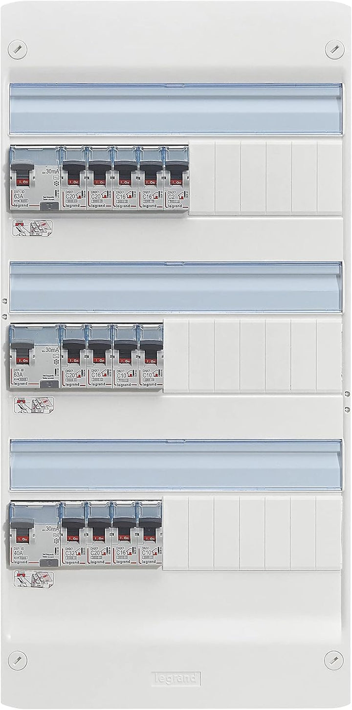 Legrand Elektrische Schalttafel, weiss, LEG93066, 400 voltsV T3 évolué, T3 évolué