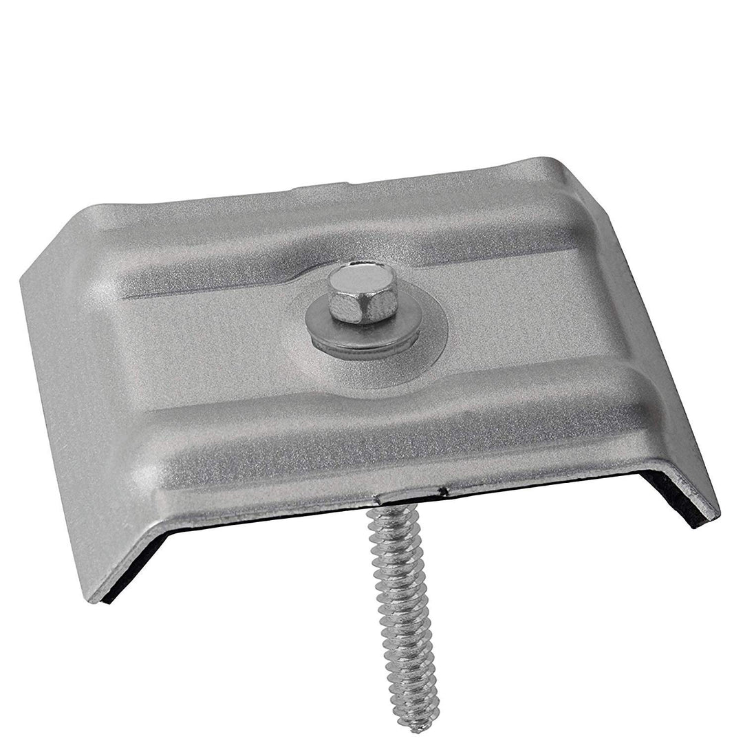 100 Stück Kalotten 35/207 farbig mit Fassadenbauschrauben für Wellplatten Lichtplatten Weissaluminiu