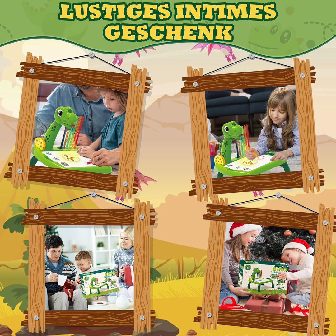 BuzzoXerex Zeichenprojektor für Kinder, Projektion Zeichentafel Kind 48 Stück Malprojektor Kinder Se