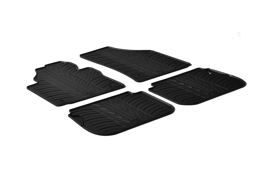 Gledring Satz Gummimatten kompatibel mit Volkswagen Caddy 2004-2015 & 2015-2020 (G Profil 4-teilig +