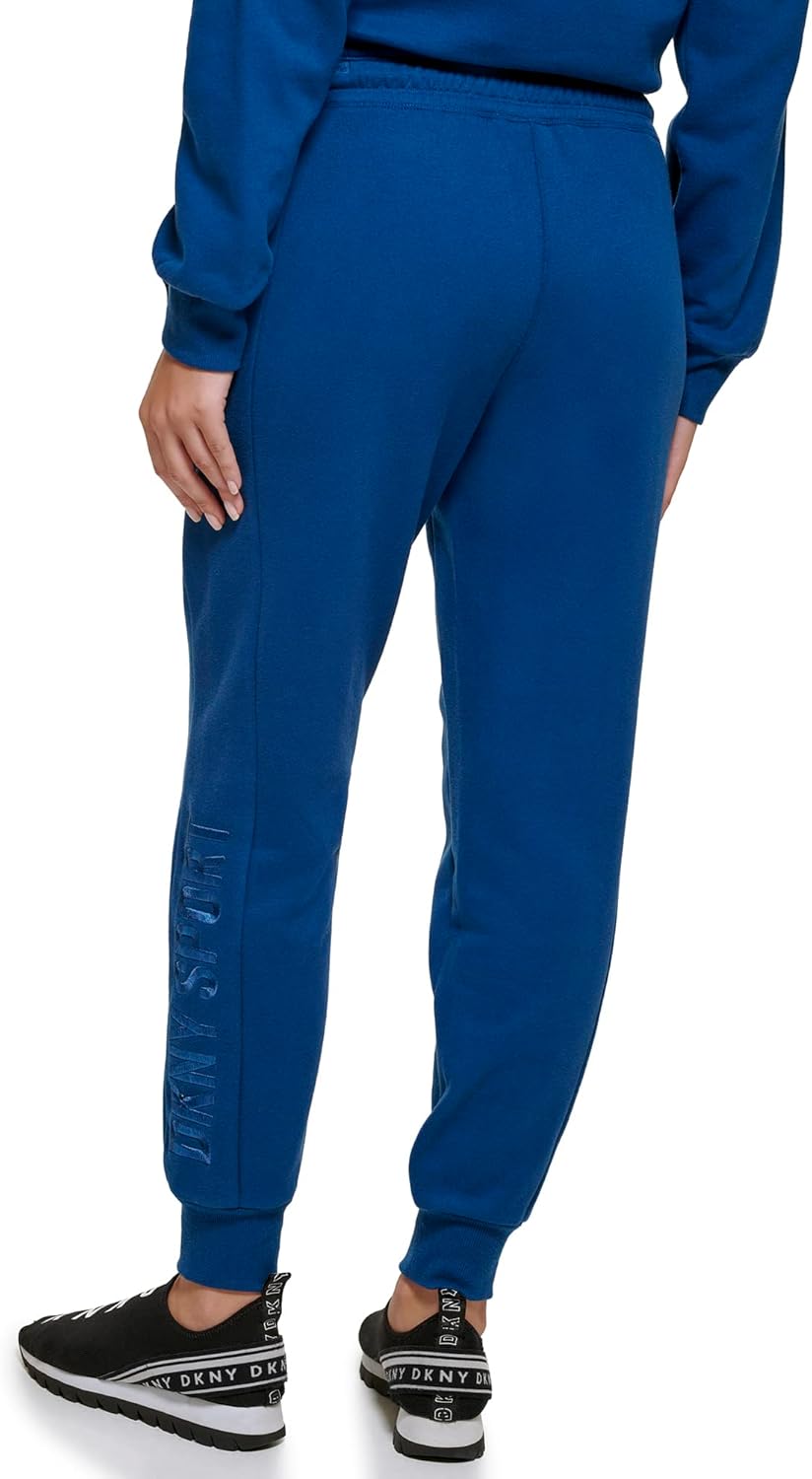 DKNY Damen Relaxed Joggers Sweatpants, Poseidon