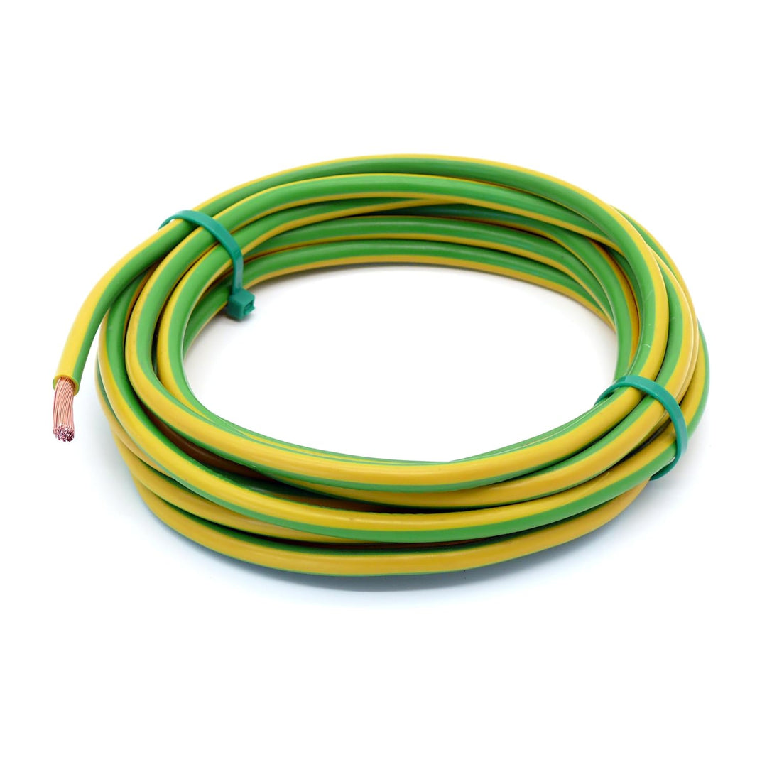 Erdungskabel 16mm² - Grün/Gelb - H07V-K - Erdungsleitung Aderleitung feindrähtig flexibel (5-100m) i