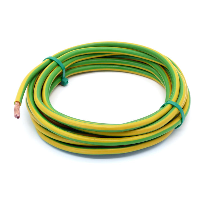 Erdungskabel 16mm² - Grün/Gelb - H07V-K - Erdungsleitung Aderleitung feindrähtig flexibel (5-100m) i