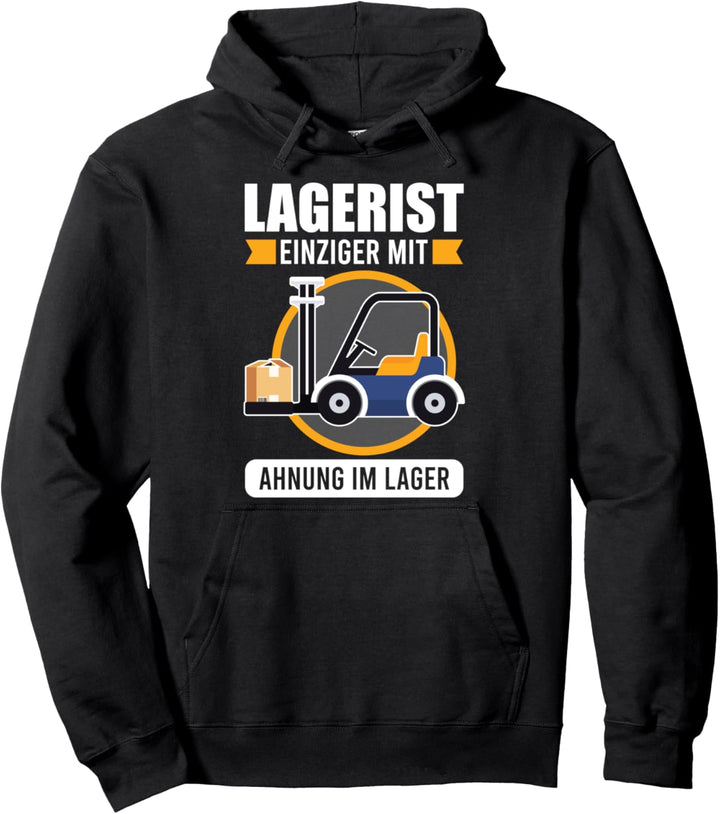 Lager Mitarbeiter einziger mit Ahnung lustiges Lagerist Pullover Hoodie