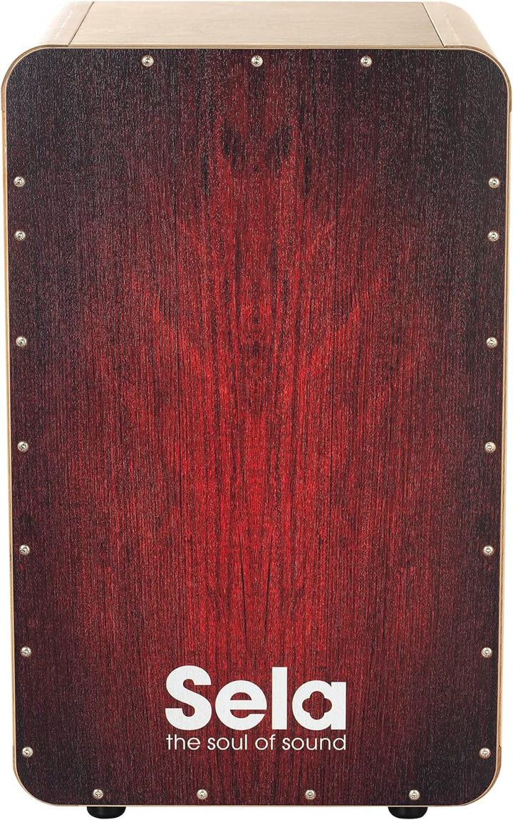 Sela CaSela Red Dragon - Snare Cajon mit Clap Corners