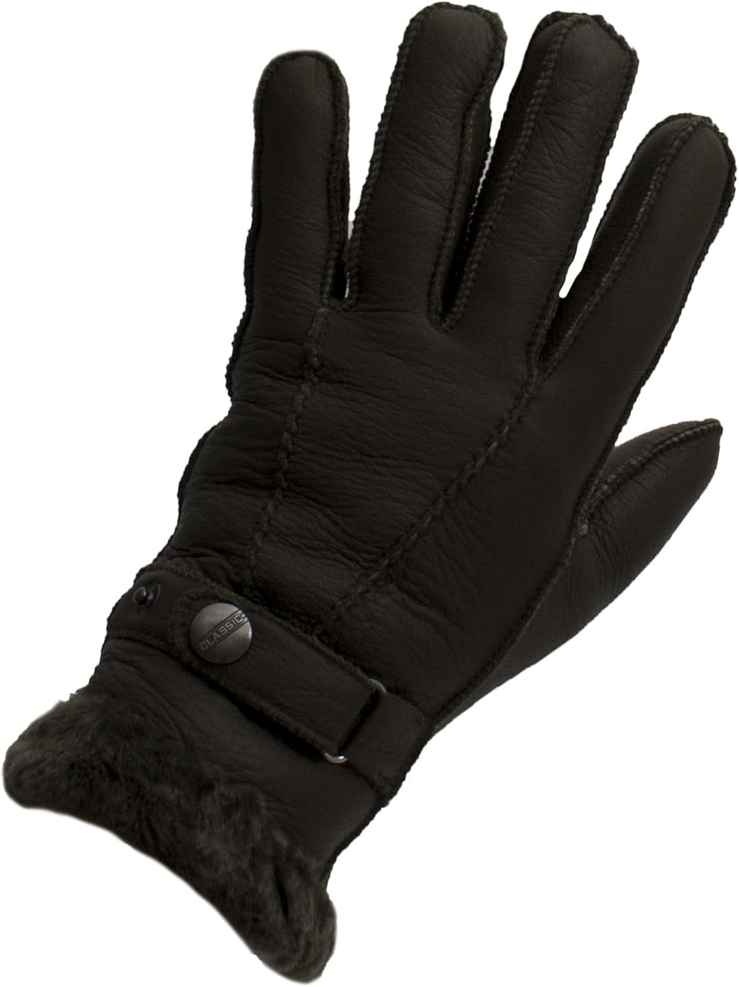 Reissner Lammfelle Fingerhandschuhe HDS-FINGER2 Merino Lammfell Nappa Leder in schwarz, beige und wa
