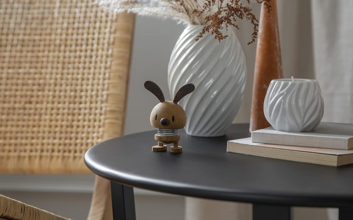 Hoptimist - Skandinavisches Design - Animals aus Holz - Bunny Figuren - Small, Höhe 9 cm S Oak, S Oa