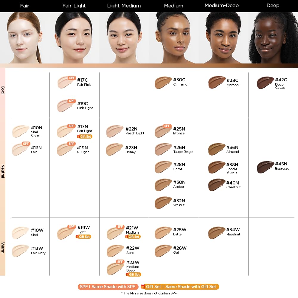 Jungsaemmool Wesentliche Haut Nuder Kissen Spf50 + Pa +++ Licht Keine Rifll Essential Skin Nuder Cus