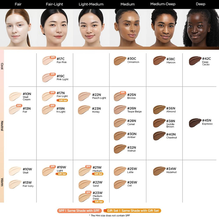Jungsaemmool Wesentliche Haut Nuder Kissen Spf50 + Pa +++ Licht Keine Rifll Essential Skin Nuder Cus