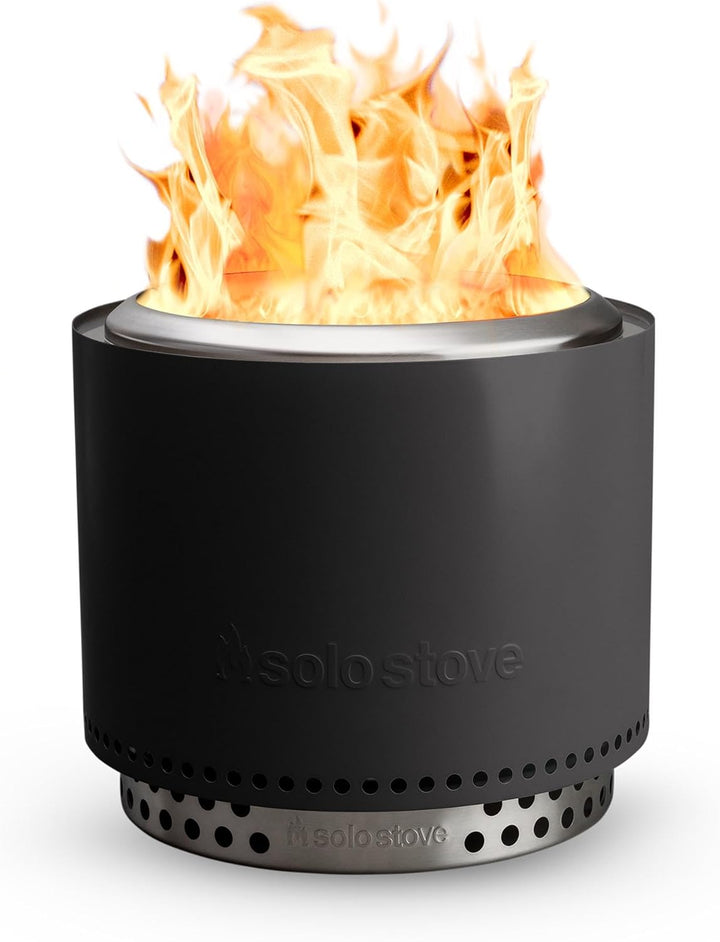 Solo Stove Feuerschale Bonfire 2.0 mit Standfuss | Feuerstelle für Raucharme Holzverbrennung, Heraus