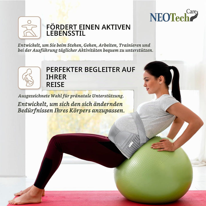 NEOtech Care - Bauchgurt für die Schwangerschaft - stützt Taille, Rücken &amp; Bauch - Schwangerschaftsg