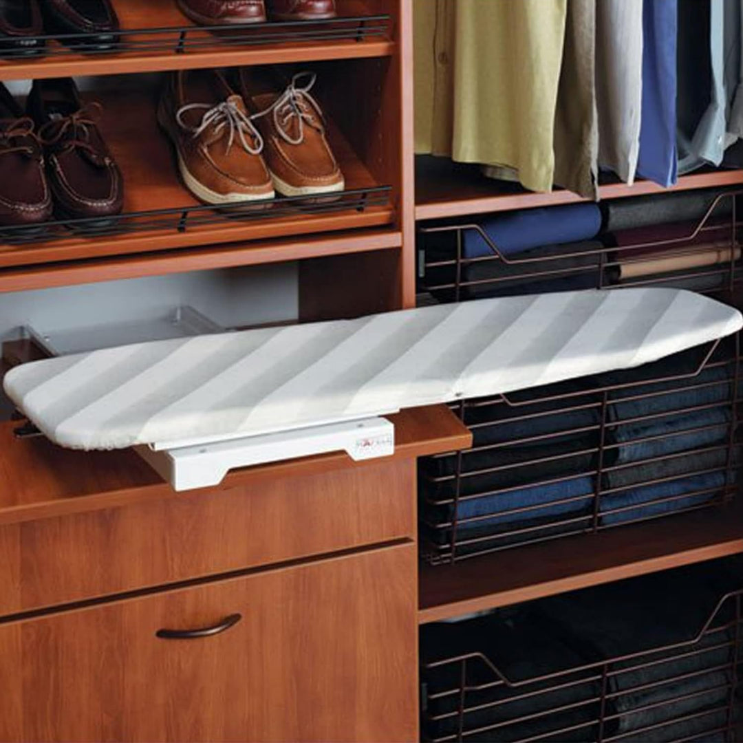 Mosegor Ausziehbares Bügelbrett für Möbel Klappbares Tischbügelbrett Verstecktes Bügelbrett für den